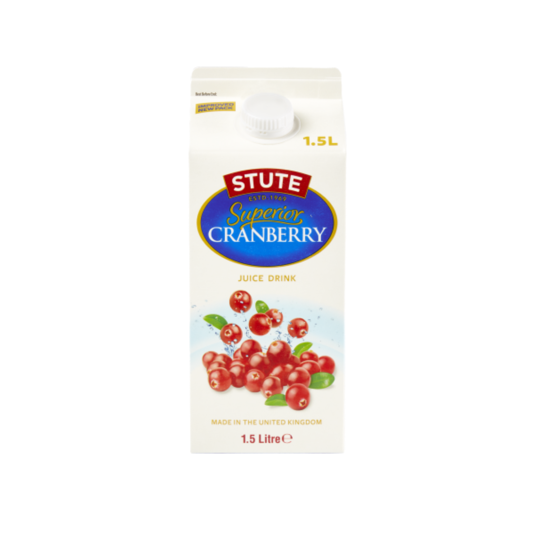STUTE CRANBERRY JUICE DRINK 1LT